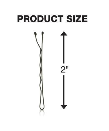 Conair 500 Count Black Bobby Hair Pins in Storage Tub - Salon Quality Hair Accessories - Buy Online on GoSupps.com