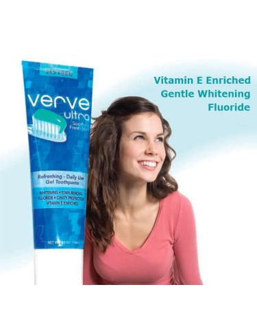 Verve Ultra SLS-Free Toothpaste with Fluoride 4.5 oz. (Pack of 4) - Dental Care Essentials - Buy Online on GoSupps.com