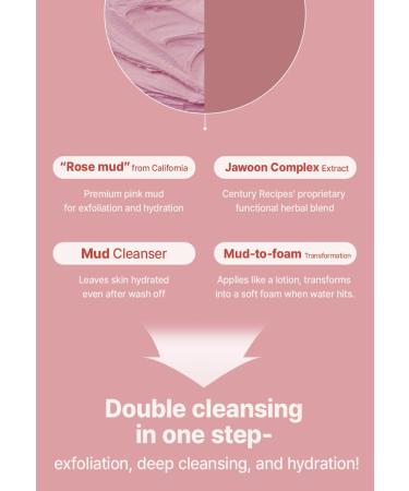 CENTURY RECIPES Kyungsung Jawoon Facial Cleanser 120 ml / 4.06 fl oz Mud-to-Foam Facial Cleanser with Natural Clay for Sensitive Skin - Buy Online on GoSupps.com