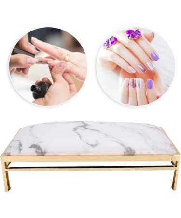 SH-RuiDu Nail Art Hand Pillow PU Leather Manicure Arm Rest Cushion for Nail Art Salon Home White - Buy Online on GoSupps.com