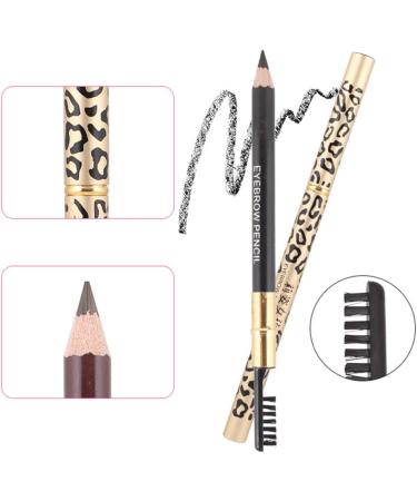 Mikikit Crayon Sourcils Waterproof Doux Lot de 2 3 Marron Double Embout Professionnel Usage Personnel Pinceau pour Maquillage des Sourcils Naturel Style Al atoire - Buy Online on GoSupps.com