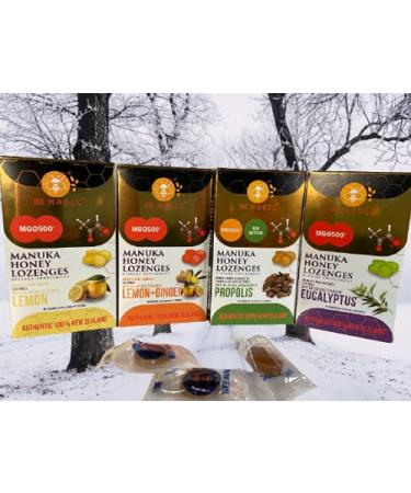 Buy Be Magic Manuka Honey with Lemon & Ginger Lozenges - 15 Pack | International Shipping Available - Buy Online on GoSupps.com