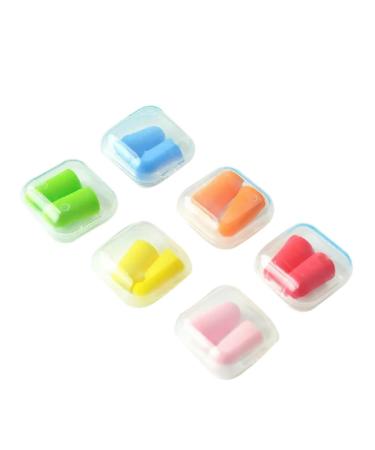 2PCS for Travel Sleeping Individually Wrapped Travel Sleep Noise Prevention Earplugs Soft Foam Ear Plugs Noise Reduction