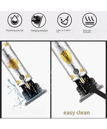 Guindxan Professional Hair Clippers Men Electric Beard Trimmer Digital Display USB Rechargeable Cordless Hair Cutting Skull - Buy Online on GoSupps.com