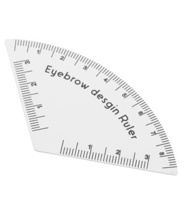 SAFIGLE Gabarit de Dessin Sourcils R utilisable en Plastique Transparent Outil de Mesure Pr cis pour Maquillage Sym trique des Sourcils pour Retouches Rapides et Voyage