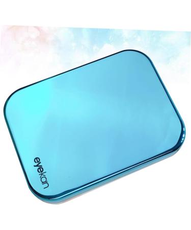 Solustrie Travel Case for Contact Lenses - Mini Container Organizer - Blue Lens Storage Box (8.3x6.2x2.1cm) - Perfect for Travel - Buy Online on GoSupps.com