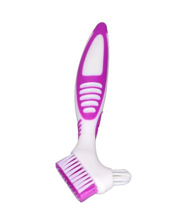 Premium Denture Brush Set | Double-Sided Cleaning Tool for Denture Care - Portable & Multi-Layered - Buy Online on GoSupps.com