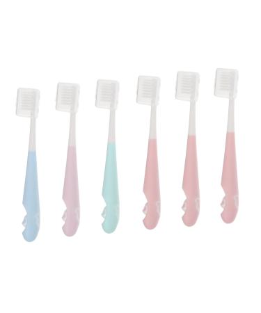 Minkissy 1 set of children toothbrush with soft bristle hand toothbrush for children cleaning tools for the household toothbrushes for children toothbrush travel toothbrush toothbrush pp