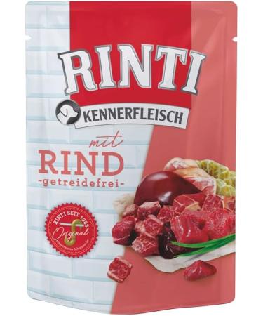 RINTI Kennerfleisch 400g - Grain-Free Wet Dog Food Mix | 4 Varieties | Pack of 12 or 20 - Buy Online on GoSupps.com