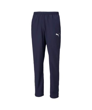 PUMA Men's Jogging Pants Teamrise Sideline Pants L Peacoat-puma White Solid Color