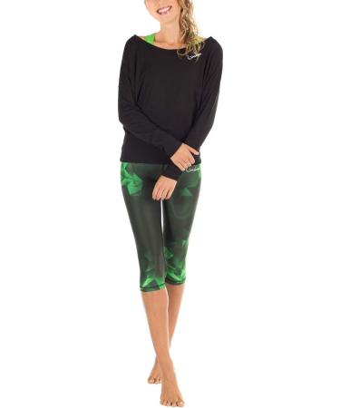 Winshape Women's Ultra Light Modal Long Sleeve Shirt MCS002 S Black - International Shipping Available - Buy Online on GoSupps.com