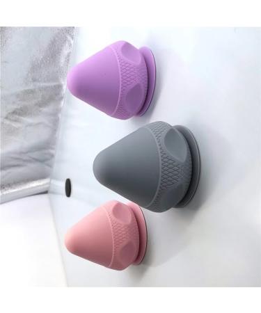 BLBTEDUAMDE Silicone Massage Cone - Yoga Massager for Lumbar Back & Foot Relief | Solid Adsorption Ball - Purple TPE - Buy Online on GoSupps.com