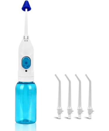 Portable Oral Irrigator Water Flosser with 4 Nozzles - Dental Water Jet for Home and Travel - Buy Online on GoSupps.com