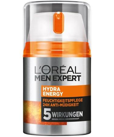  L'Oreal Paris Men Expert L'Or al Men Expert Facial Care for Tired Skin for Men Revitalizing Moisturizing Cream with Vitamin C 24H Anti-Fatigue Moisturizing Care 1 x 50 ml - Buy Online on GoSupps.com
