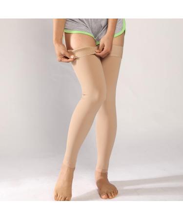 Compression Socks 30-40 mmHg | Easy On Varicose Vein Relief & Recovery | Ideal for Travel & Cycling - Available in Flesh & Black - Buy Online on GoSupps.com