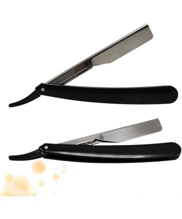 Minkissy 2-in-1 Foldable Safe Razor for Men | Manual Hairdresser Shaver & Razor Blade Tool - Buy Online on GoSupps.com