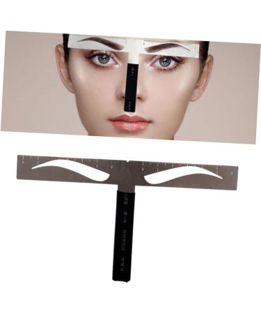 FOMIYES 2pcs Eyebrow Ruler Stencil Eyebrow Drawing Tool Eyebrow Stencil Kit Template With Box Suite - Buy Online on GoSupps.com