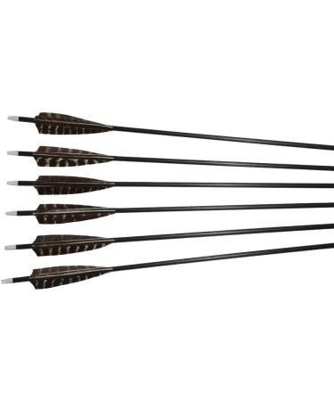 I-Sport 50pcs Turkey Feather Fletching 4''/5'' Right Wing Arrow Vanes for Wooden Bamboo Arrows - 5 Inches - Buy Online on GoSupps.com