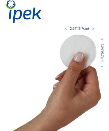 Ipek Makeup Remover Pads 300 Count 100% Pure Cotton Wool Pad Round Eye Make Up Pads Lint Free Cosmetic Rounds Soft and Absorbent Face Cleansing Pads Removed Pads for Nail Disposable White 3 Packs x 100 Pcs - Buy Online on GoSupps.com
