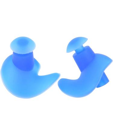 Swimming Ear Plugs - 6 Pairs Silicone Swim Ear Plugs for Adults with Storage Case | Perfect for Swimming & Diving (Blue - Buy Online on GoSupps.com