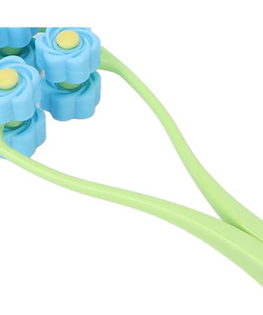 Buy Blue Letter Shaped Flower Type Massage Roller | Face Massager - International Shipping Available - Buy Online on GoSupps.com