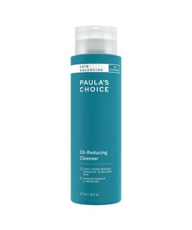Paula's Choice SKIN BALANCING Facial Cleanser - Face Cleansing Oil Removes Blackheads Blemishes and Enlarged Pores - with Aloe Vera - For Combination to Oily Skin - 473 ml
