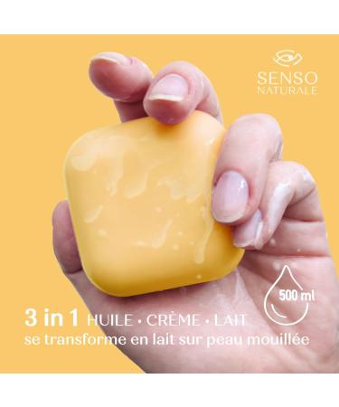 Senso Naturale Multivitamin Solid Body Oil Vitamin C/E Revitalizing Cream for Radiant and Youthful Skin Moisturizing Antioxidant Anti-Stains 100% Natural and Vegan - Buy Online on GoSupps.com