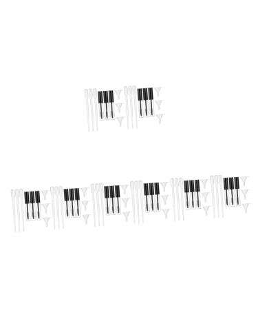 FOMIYES 8 Sets Mascara Tube Transparent Mascara Sample Dropper Bottle Outdoor Dropper Bottles Essential Oil 10X1.5cmx4pcs Assorted Colorx4pcs