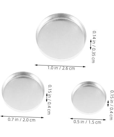  CALLARON 30 Pieces Eyeshadow Pans Empty Makeup Boxes Round Suitable for Eyeshadow Blush Lip Balm Portable Convenient DIY - Buy Online on GoSupps.com