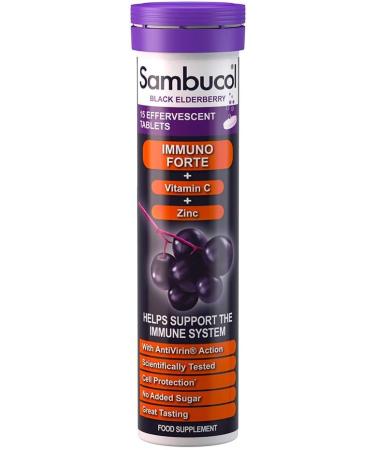 Sambucol Effervescent Immuno Forte Effervescent Tablets x 6 - Buy Online on GoSupps.com
