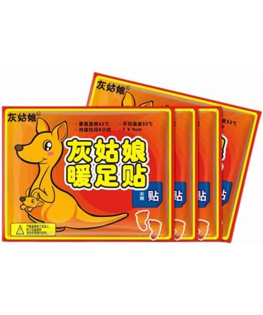 MYAMIA Toe Warmers - Self-Adhesive Foot Warmers | 140 Count Body Heating Stickers for Instant Warmth - Ideal for Cold Weather - Buy Online on GoSupps.com