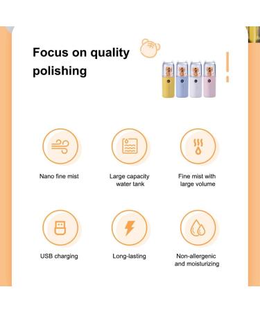 dijiusidy Mist Facial Sprayer Portable Travel 30ml Humidifier Beauty Hydrating Auto-off Skin Care Instrument Face Nebulizer Atomizer Blue - Buy Online on GoSupps.com