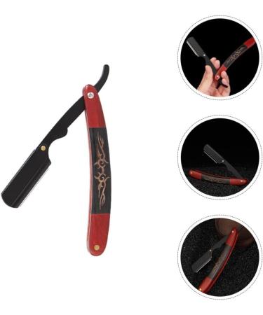 Premium Stainless Steel Men's Razor with Ebony Holder | Minkissy Shaving Accessories - Buy Online on GoSupps.com