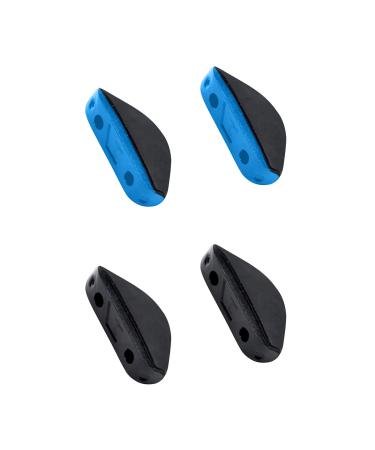 BlazerBuck Replacement Nose Pads for Oakley Marshal MNP OX8091 Glasses Black + Light Blue