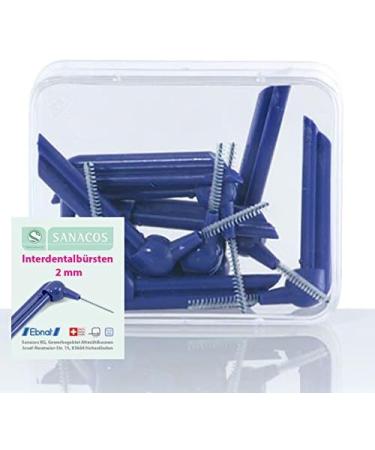 Buy Sanacos Interdental Brushes 2mm (0.6mm) - 60 Pieces Bag for Optimal Oral Care | Fast International Shipping - Buy Online on GoSupps.com