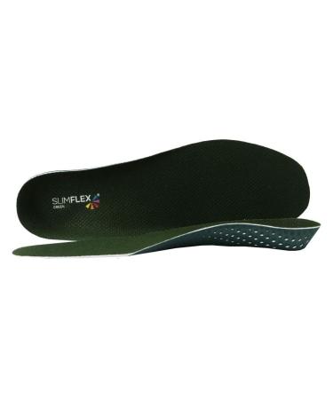 Slimflex Full Length Standard Orthotic Insoles Green | UK 8 / EU 42 UK 8 | EU 42