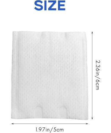 Lizusidtsy 100Pcs Cotton Wipes Organic Travel Packing Cotton Pad Tissue Napkin - Buy Online on GoSupps.com