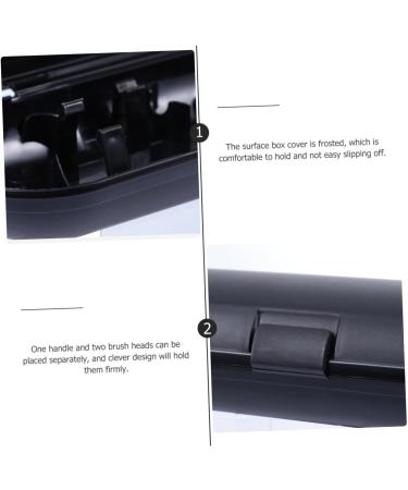 Plafope Portable Toothbrush Storage Box - 2 Piece Travel Case & Electric Toothbrush Holder - Buy Online on GoSupps.com