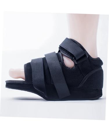 Foot Fixed Shoes - Open Toe Slippers & Post Operative Fracture Boot | Medical Walking Shoe Support for Injured Toe - Black - Buy Online on GoSupps.com