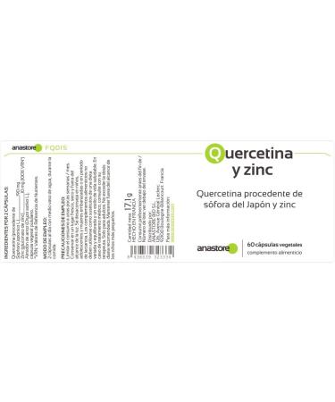 Quercetin and Zinc 100 mg - 60 Capsules | Natural Antioxidants for Immune Support - Buy Online on GoSupps.com
