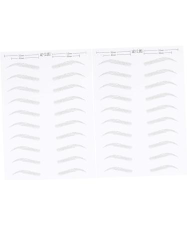 Ipetboom 4 Sheets Pairs Bionic Eyebrow Hair- Authentic Eyebrows Simulation Eyebrow Patch Water Proof 3d 21x15cmx2pcs As Shownx2pcs - Buy Online on GoSupps.com