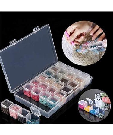 3 Pack 28 Slots Diamond Embroidery Storage Case for DIY 5D Diamond Painting - Buy Online on GoSupps.com