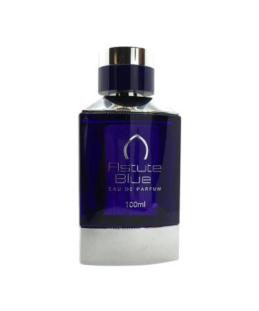 Maison d'Orient ASTUTE BLUE Cologne for Men a Spicy Woody Fragrance with Tangerine Sea Notes Pepper Cedar Vanilla Amber and Vetiver Accords 3.4 Oz