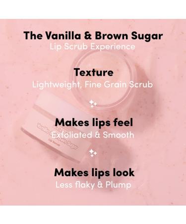 Vanilla & Brown Sugar Lip Scrub - Deep Hydration for Dry Lips | Exfoliating & Moisturizing 15g - Buy Online on GoSupps.com