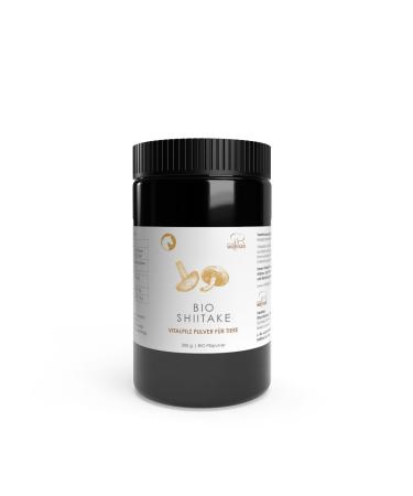 Mushrooms Wohlrab | Organic Shiitake Powder for Animals | 300 g Can | Pure Shiitake Mushroom Powder | Highest Organic Quality 300g
