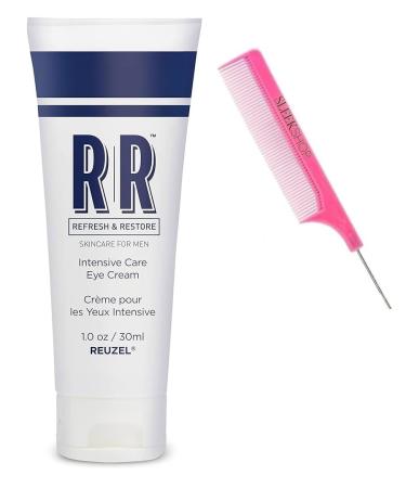 yper Comb + R z INTENSIVE CARE EYE CREAM (30 mL) Refresh & Restore Skincare for Men Hair Styling Product for Man (w/SIeekshop Pink Comb) (Intensive Care Eye Cream (1 oz))