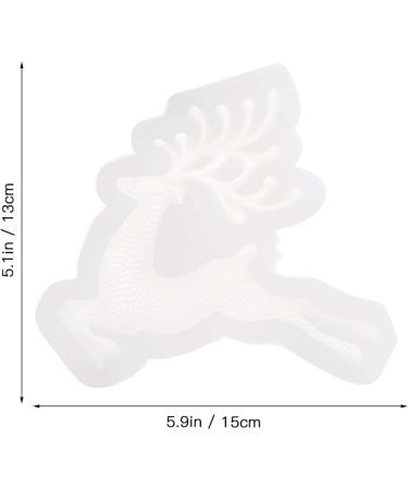 Abaodam 1pc Christmas Stencils Animal Stencils DIY Xmas Elk Baking Candy Making Mold Manual Cake Mold - Buy Online on GoSupps.com