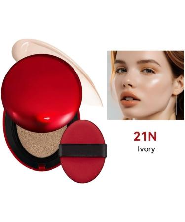  PCC PTYXIS Air cushion foundation SPF40 PA++ super fitted invisible pore-minimizing brightening cream full coverage long-lasting waterproof (#21N 18 g) - Buy Online on GoSupps.com