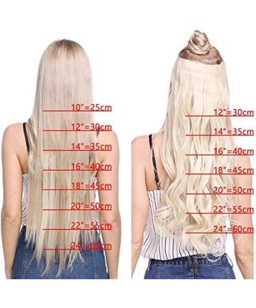Silk-Co Hair Extensions - Dark Brown 50cm Invisible Cord & Rubber Band Smooth Synthetic Hair Sealing for Women - Buy Online on GoSupps.com