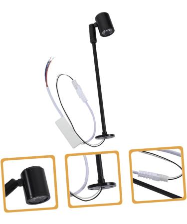 KICHOUSE Christmas Small Spotlight Spot Lights Decor Jewelry Display Spotlight Mini Spotlight Adjustable Indicator Black 26.50X3.00X2.30CM - Buy Online on GoSupps.com
